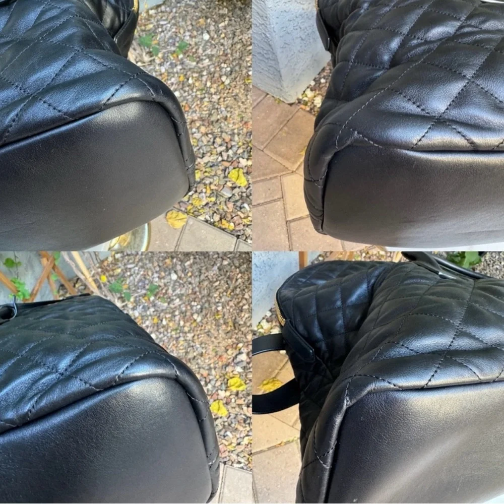 🔥 YSL - Saint Laurent ES Giant Travel Weekender Bag in quilted leather - Picture 10 of 15